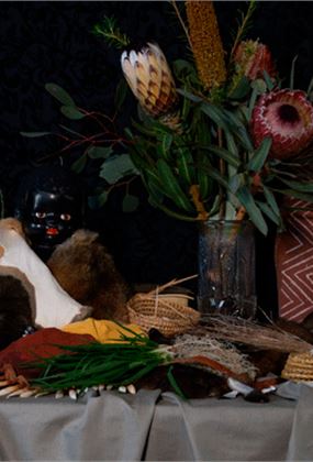 Dine at the Gallery: An Evening with Maree Clarke and megan evans