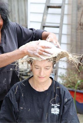 Kopi Mourning Cap Workshop with Maree Clarke